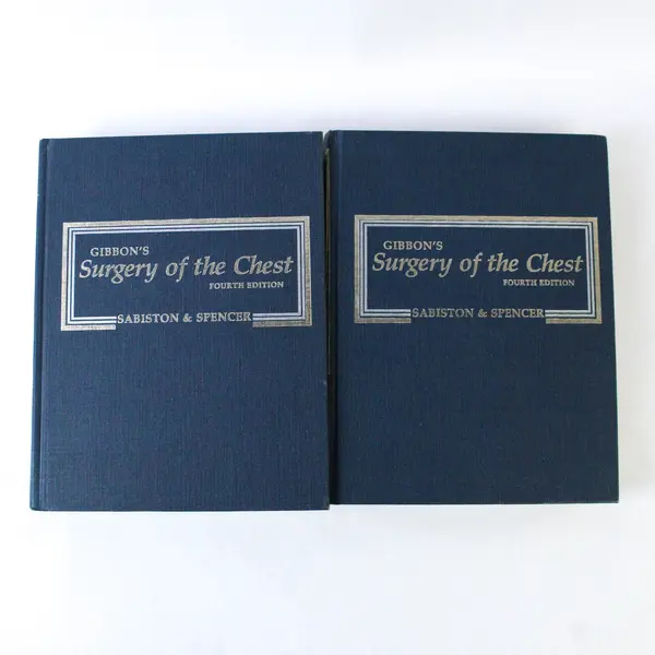 Gibbon’s Surgery Of The Chest Sabiston & Spencer 4th Edition 2 Volume Set