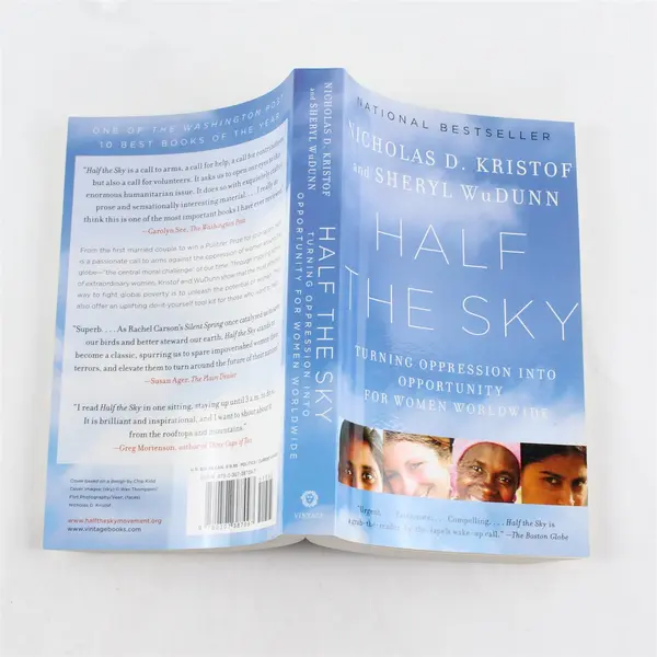 Half The Sky Sheryl WuDunn and Nicholas D. Kristof 2010 Paperback Vintage Books