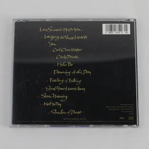 Bonnie Raitt Longing In Their Hearts 1994 CD - Good Condition, Capitol Records