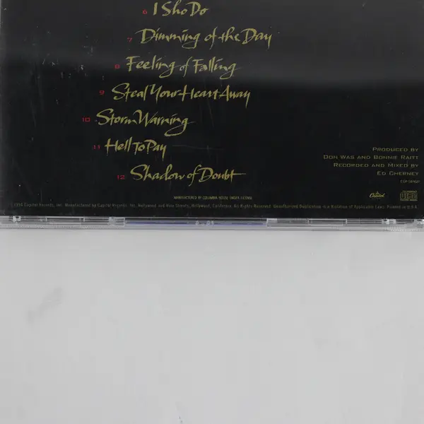 Bonnie Raitt Longing In Their Hearts 1994 CD - Good Condition, Capitol Records