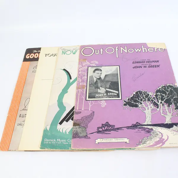 Lot Of 4 Vintage Sheet Music 1931 Good Night Sweetheart Yours Is My Heart Alone