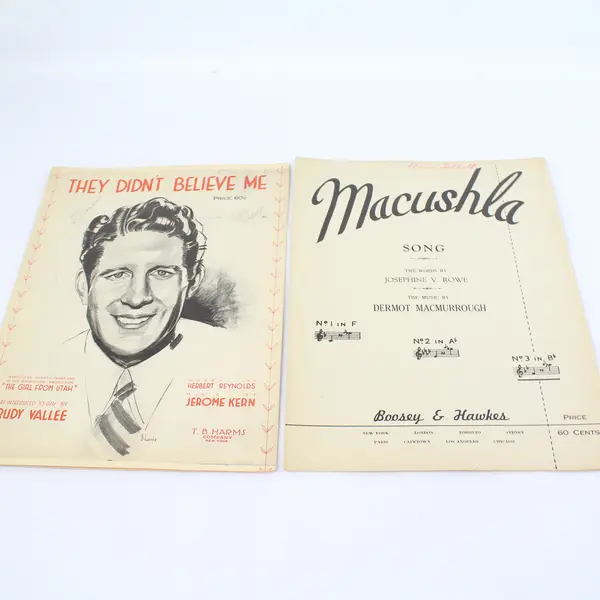 Lot Of 6 Antique Sheet Music 1904 - 1915 Requiem School Days Macushla