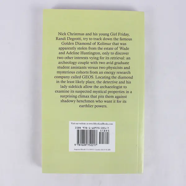Search for the Golden Diamond of Kolimar by Steve Dimeo Nick Christmas Book PB
