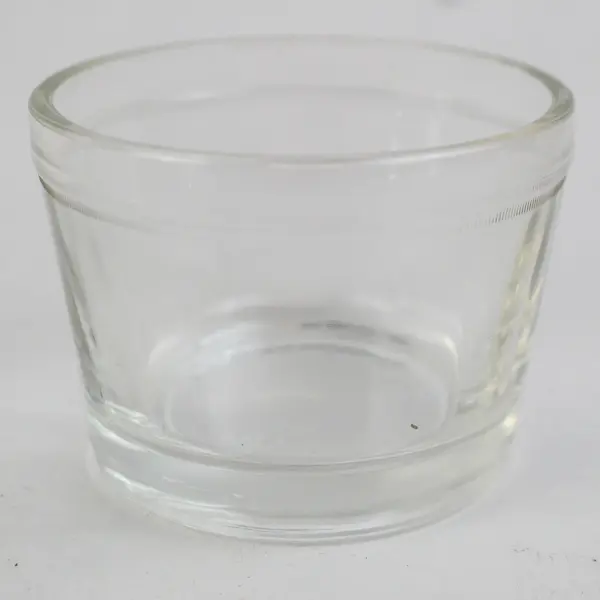 Set of 6 A27 Clear Glass Bowls Approximately 1/2 Cup
