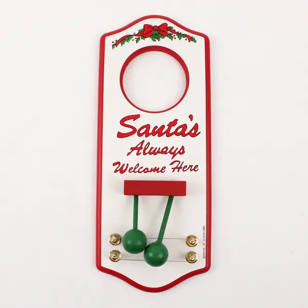 House Of Lloyd Christmas Around The World "Welcome Santa Door Chime" 1990