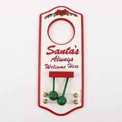 House Of Lloyd Christmas Around The World "Welcome Santa Door Chime" 1990