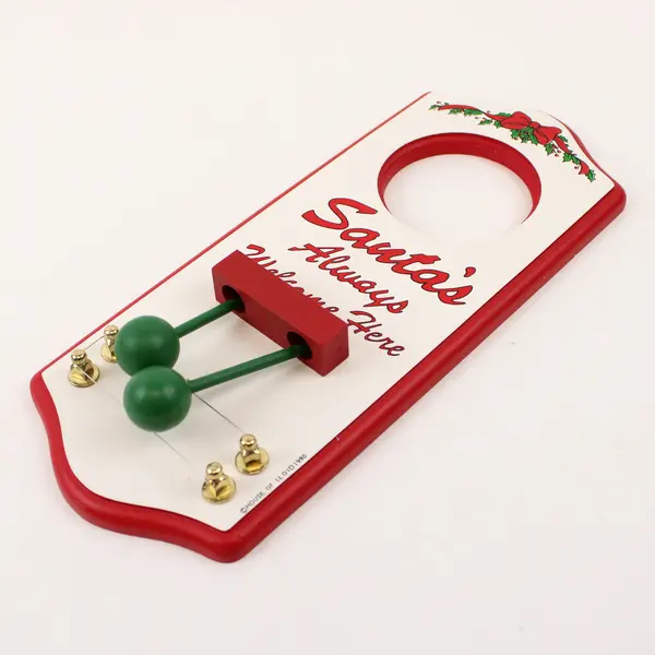 House Of Lloyd Christmas Around The World "Welcome Santa Door Chime" 1990