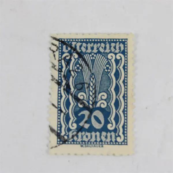 Lot of 9 Austria Hungary Heller Agriculture Stamps Used 1920s