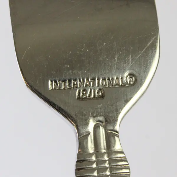 Two 18/10 Stainless  Dinner Forks by International in the Pattern INS453