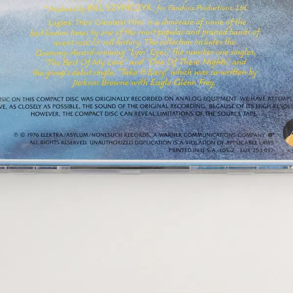 Eagles Greatest Hits CD  1976 Elektra /Asylum Records