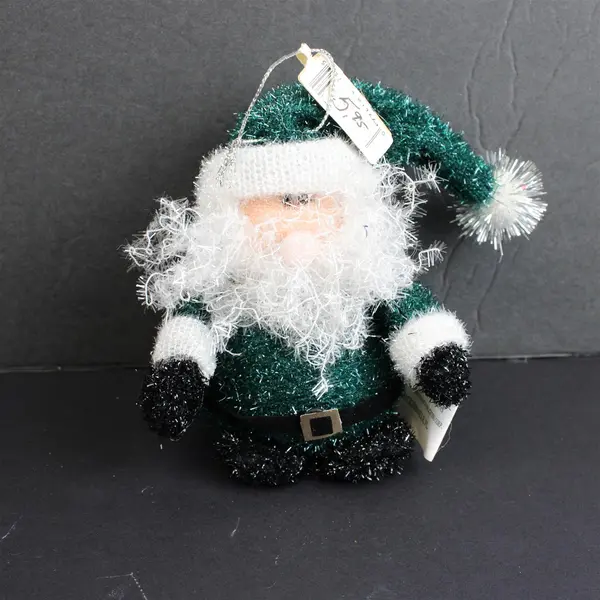 Lot of 3 Accents & Occasions Snowman and Santa Christmas Ornaments