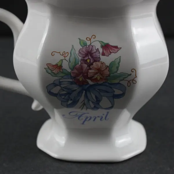 Vintage Avon April Flower of the Month Collection Ceramic Mug