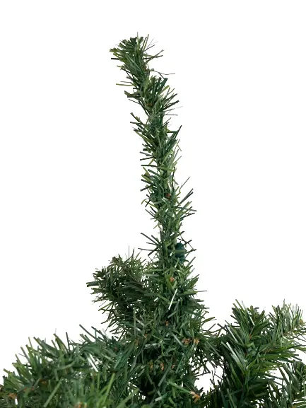 Small 25" Artificial Tabletop Christmas Tree with Burlap Base Pine Greenery