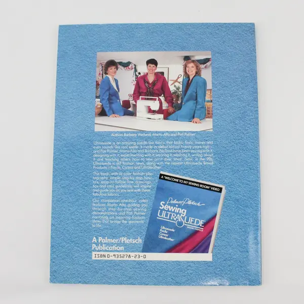 Sewing Ultrasuede Brand Fabrics by Marta Alto Pati Palmer Barbara Weiland 1990
