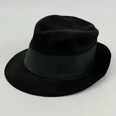 Dobbs Black Wool Fedora Size 7.5 Stranix Pendleton Oregon