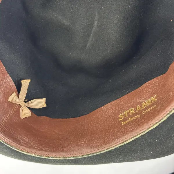 Dobbs Black Wool Fedora Size 7.5 Stranix Pendleton Oregon