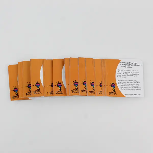 2024 ELM Middle School Word Teasers Vocabulary Card Game
