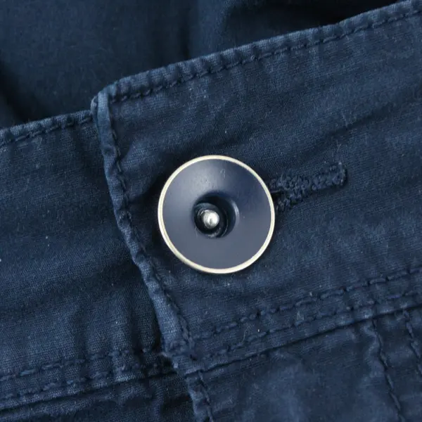 Khakis & Company Women's Size 6 Navy Blue Capri Pants Elastic Waist Pockets