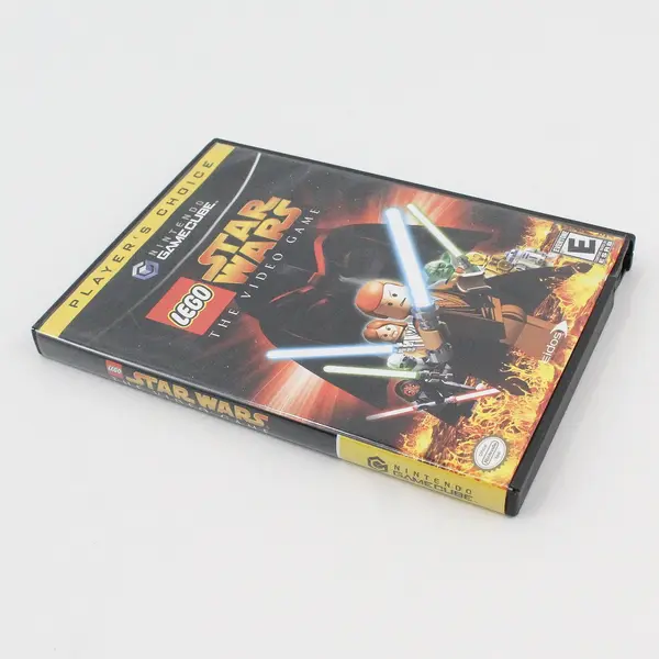Nintendo Gamecube Lego Star Wars Player's Choice Manual and Case ONLY NO DISC