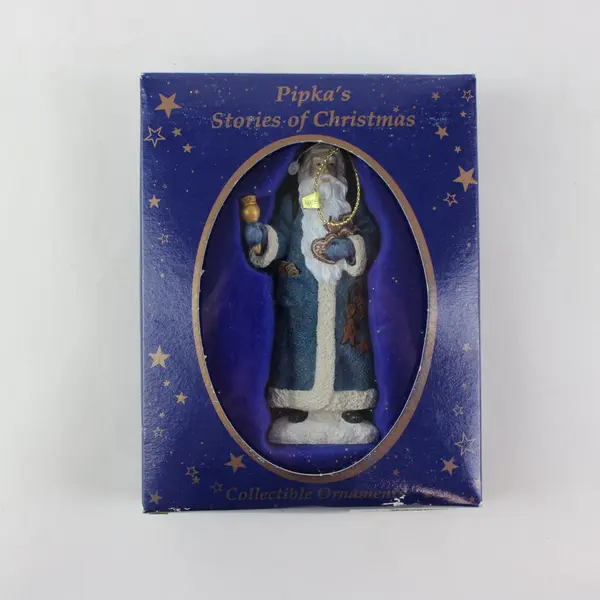Pipka's Stories of Christmas Gingerbread Santa Ornament #11422