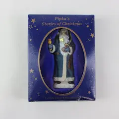 Pipka's Stories of Christmas Gingerbread Santa Ornament #11422