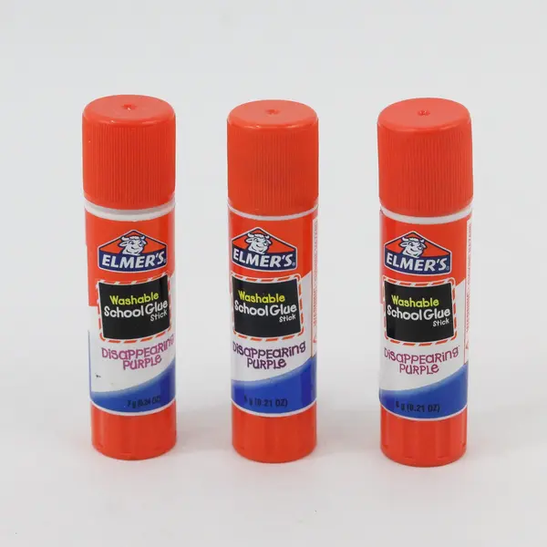 Lot of 4 Elmer's Washable School Glue Sticks Disappearing Purple