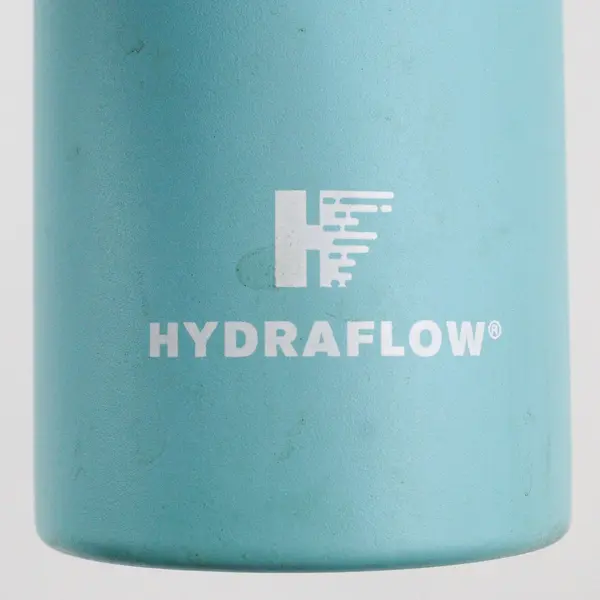 Hydraflow 25oz Turquoise Stainless Steel Triple-Wall Insulated Bottle, Black Lid