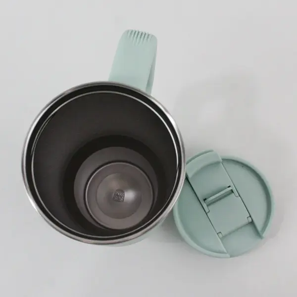 LABULABLA 40 Oz Handled Insulated Tumbler Mint Green