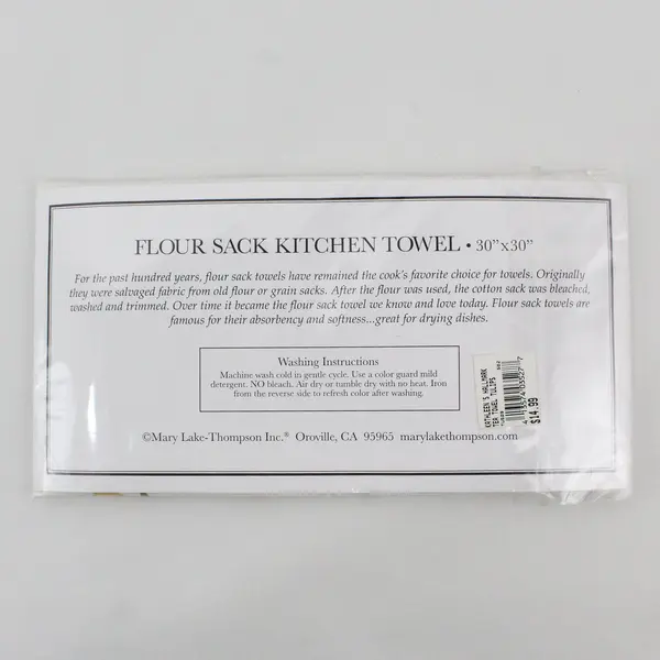 Mary Lake Thompson Tulips Bee Flour Sack Kitchen Towel 30x30