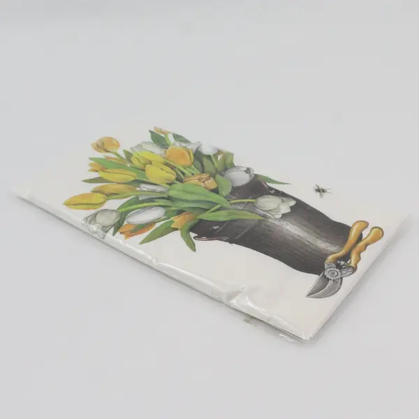 Mary Lake Thompson Tulips Bee Flour Sack Kitchen Towel 30x30