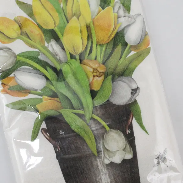 Mary Lake Thompson Tulips Bee Flour Sack Kitchen Towel 30x30