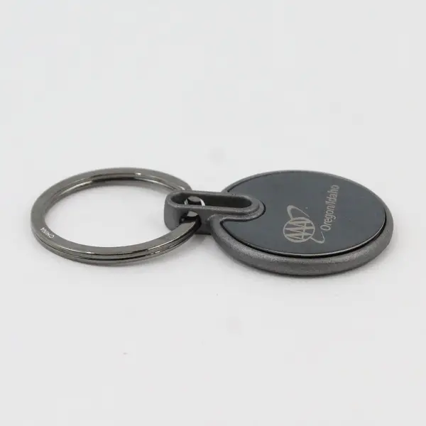 AAA Oregon 50 Year Member Silver Keychain FOB