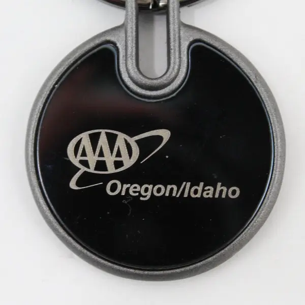 AAA Oregon 50 Year Member Silver Keychain FOB