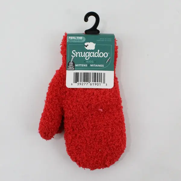 Lot of 2 Snugadoo Kids Super Soft Winter Mittens Pink Red NWT