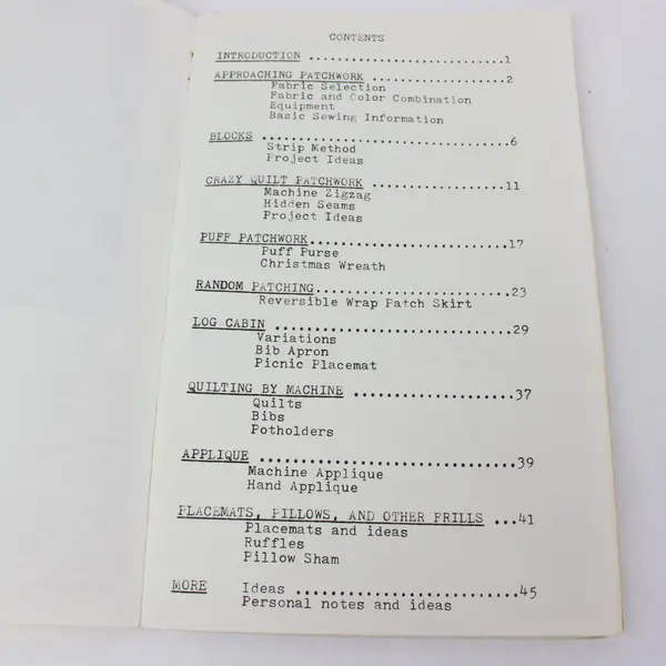 Vintage Stitchin' Post Patchwork Booklet Jean Wells Sisters Oregon