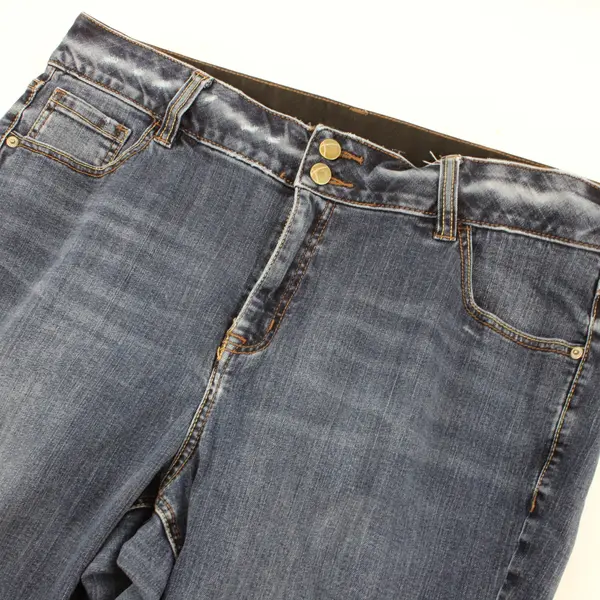 Lane Bryant High Rise Bootcut Jeans Tighter Tummy Dark Wash Blue 20R Womens