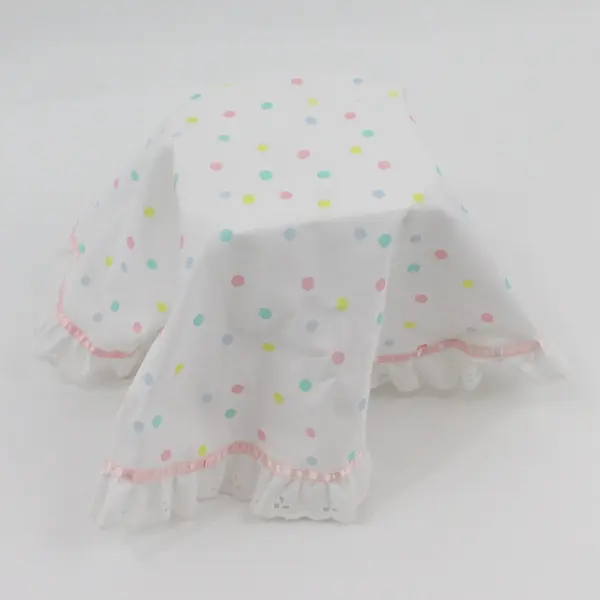 Gorham 15" Happy Birthday Amy Porcelain Doll Musical Cake Tablecloth 