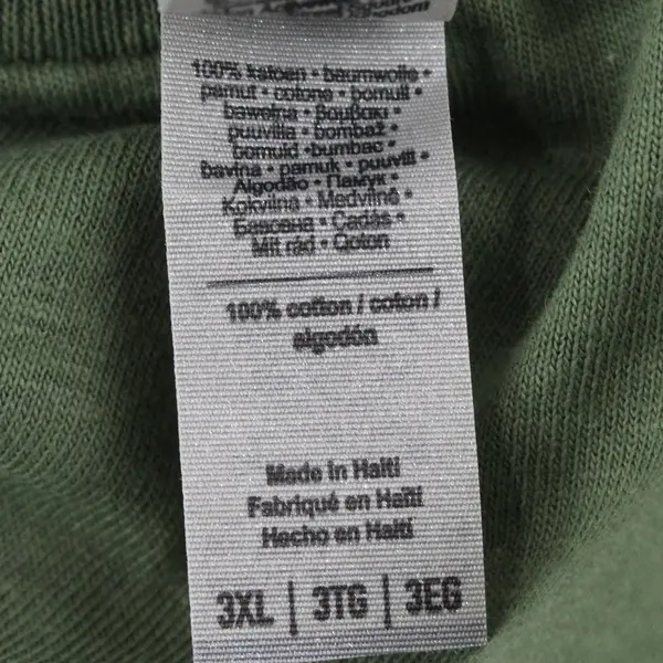 Gildan Humble Spirit Green T-Shirt Men's 3XL Short Sleeve Pre-Owned