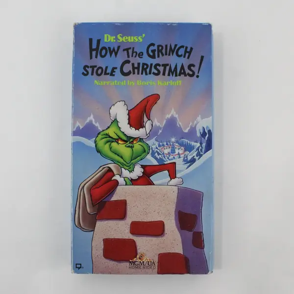 Dr. Seuss' How the Grinch Stole Christmas VHS 1994 Narrated by Boris Karloff
