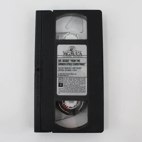 Dr. Seuss' How the Grinch Stole Christmas VHS 1994 Narrated by Boris Karloff