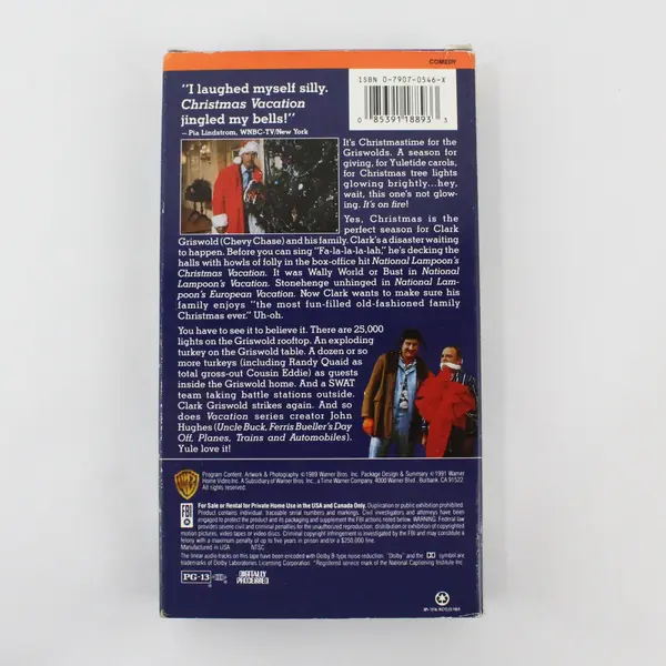 Warner Home Video National Lampoon's Christmas Vacation VHS 1994 Chevy Chase