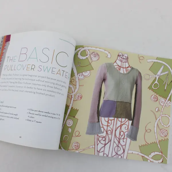 The Sweater Chop Shop Sewing One-of-a-Kind Creations by Crispina Ffrench 2009 PB