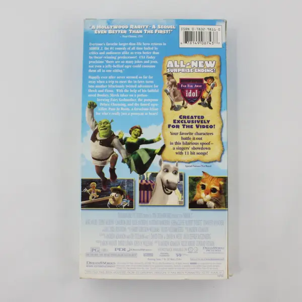 Shrek 2 VHS Tape 2004 DreamWorks #90874