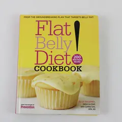Flat Belly Diet! Cookbook Liz Vaccariello and Cynthia Sass 2008 HC MUFA Recipes