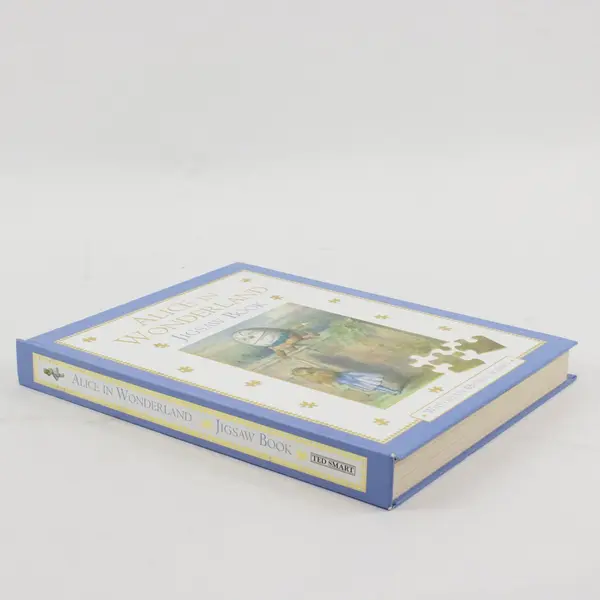 VTG Alice in Wonderland Jigsaw Book Seven 48-Piece Puzzles Complete 2000 HC