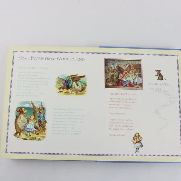 VTG Alice in Wonderland Jigsaw Book Seven 48-Piece Puzzles Complete 2000 HC
