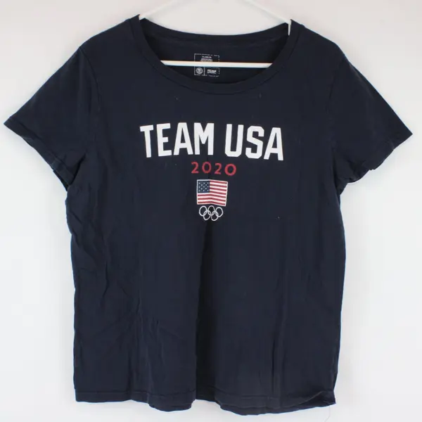 United States Olympic Team Apparel USA 2020 Navy Blue Olympic T-Shirt XL
