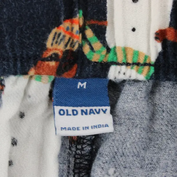 30th Anniversary Old Navy Christmas Dog Drawstring PJ Pants Size M
