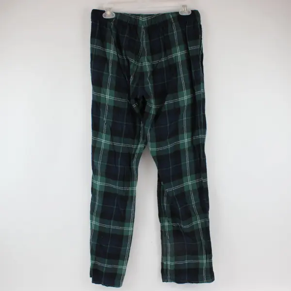 Old Navy Green and Blue Plaid Size M Tall Drawstring PJ Pants
