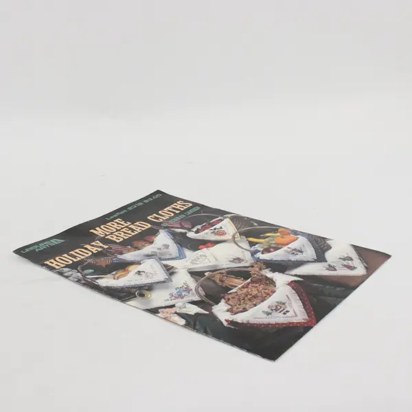 Vintage 1992 Leisure Arts More Holiday Bread Cloths by Deborah Lambein #2318